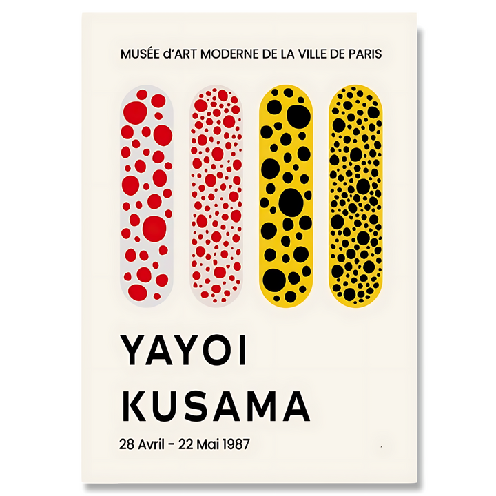 AVRIL TO MAI - Yayoi Kusama-lienzos inspirados