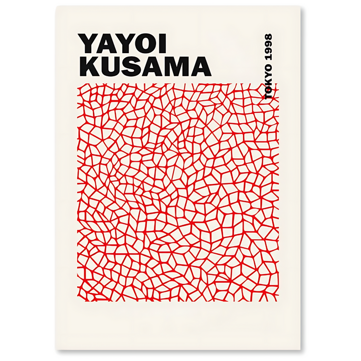 TOKYO 1998 Vision - Impresiones en lienzo inspiradas en Yayoi Kusama